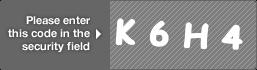 captcha code for visual authentication   letter K number 6 letter H number 4