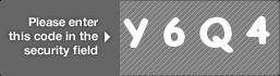 captcha code for visual authentication  letter Y number 6 letter Q number 4